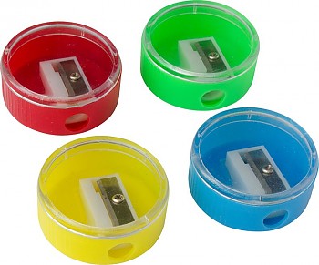 Точилка пластмассовая с контейнером