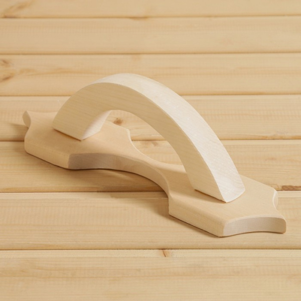 Дверная ручка из липы, 32х9х2,6 см /9567536