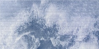 Декор кафельный Солярис голубой №8 25х50