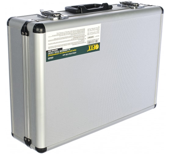 Ящик-чемодан алюминиевый для инструмента (450х330х150 мм) FIT 65621