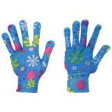 Перчатки садовые нейлон, нитрил точки р-р 9  799895