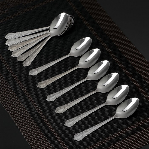 Набор ложек чайных «Камея», длина 14 см, 12 шт /3602651