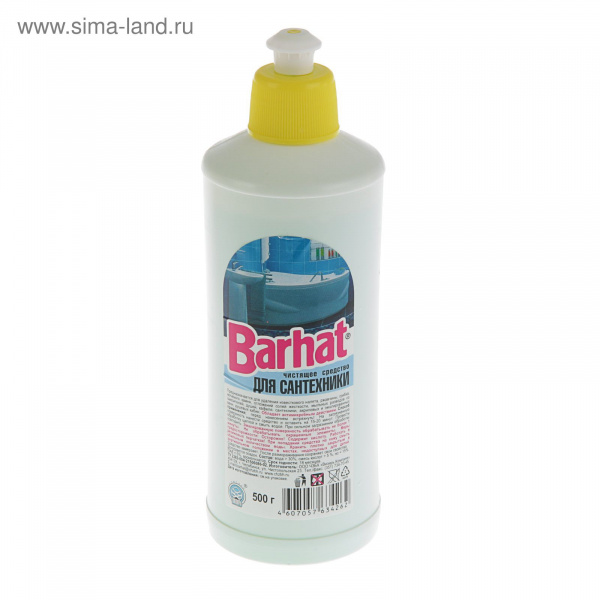 Гель для ухода за сантехникой Бархат, 500мл 2272443