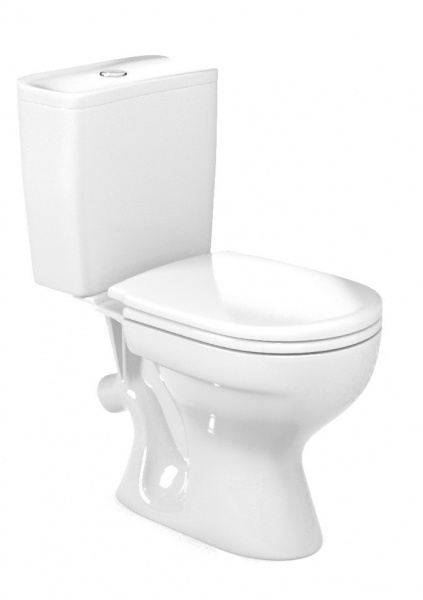 Унитаз-компакт GESSO Home de luxe Проксима с косым выпуском с сиденьем пластик