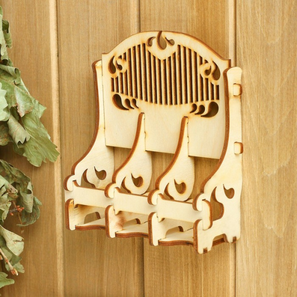 Подставка под масла "Диванчик" для 3 пузырьков, 12х4,5х11см   2670806