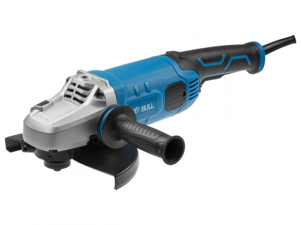 Двуручная углошлифмашина BULL WS 2301 в кор. (2400 Вт, диск 230х22 мм, вибро, плавный пуск, 4м кабел