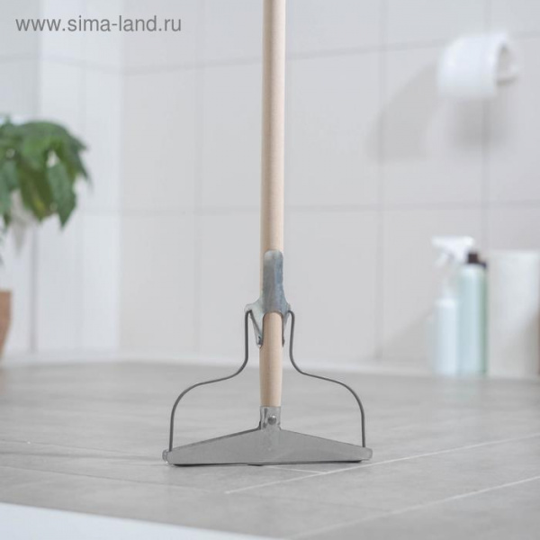 Тряпкодержатель с деревянным черенком, длина 1,2 м 1800913