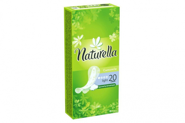 Прокладки НАТУРЕЛЛА ежедневные Camomile Light Single 20шт