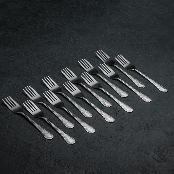 Набор вилок столовых «Камея», h=18 см, 12 шт /3602650