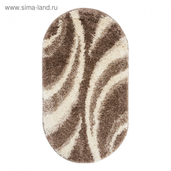 Ковер Шегги овальный 160*230 см, ПП 100%, джут/4098723