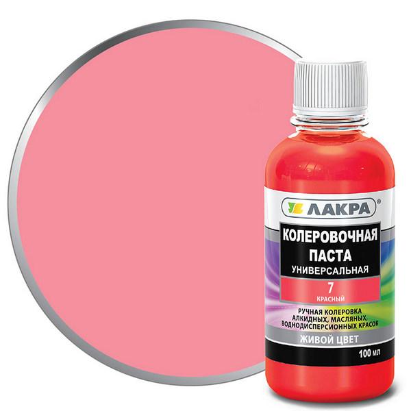 Колер Красный 100мл. (Лакра) №7 