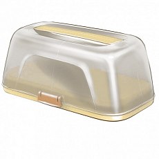 Хлебница Sugar&Spice Barberry с защелками и ручкой 35x20x16см шампань SE223810001