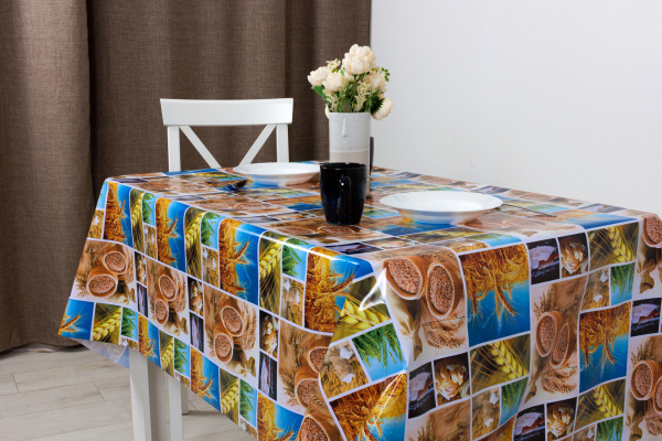 КЛЕЕНКА ГЛЯНЕЦ 140 СМ ПШЕНИЦА