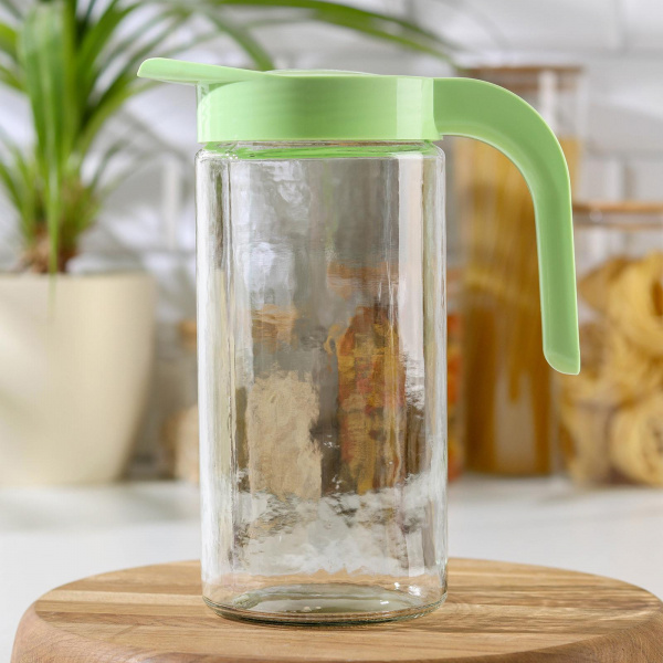 Кувшин Бочонок, салатный, BEROSSI (Литраж 1.5 литра) (ИК09038000)