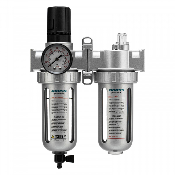 Блок подготовки воздуха регулятор-фильтр-лубрикатор G804, 1/2 Gross/57451