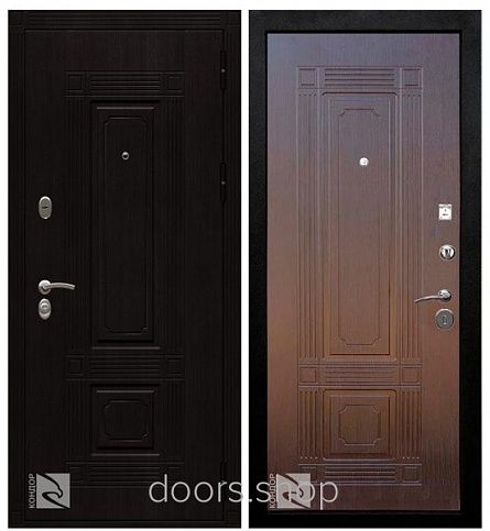 Дверь стальная Мадрид (Венге) 860*2050 левая 