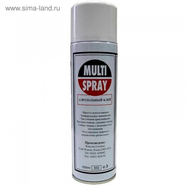 Клей аэрозольный для текстиля IRFIX "SPREY FIX" 400 мл 20252