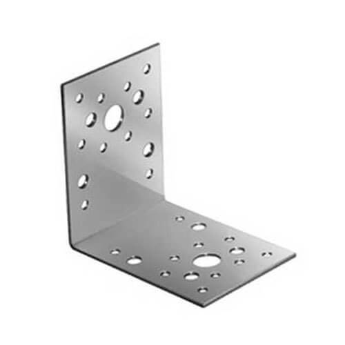 Крепежный угол оцинкованный 90х90х40х2,0мм KU 90х40  4434