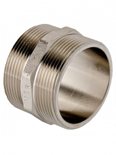 Ниппель нар.-нар. 1" ХРОМ(25)/AVE303006