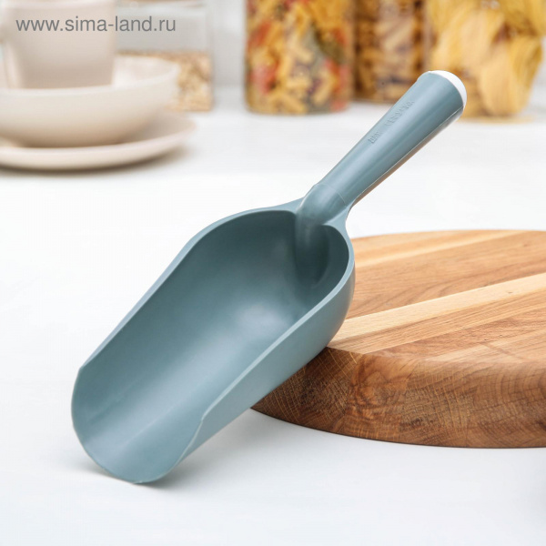 Совок для сыпучих продуктов № 1, цвет голубой 4883159