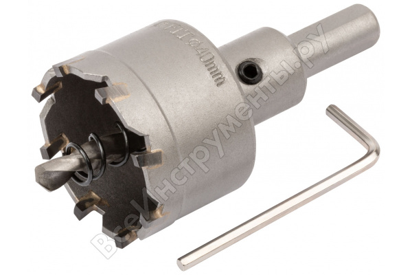 Коронка кольцевая с карбидными вставками Профи, 40мм /36840 