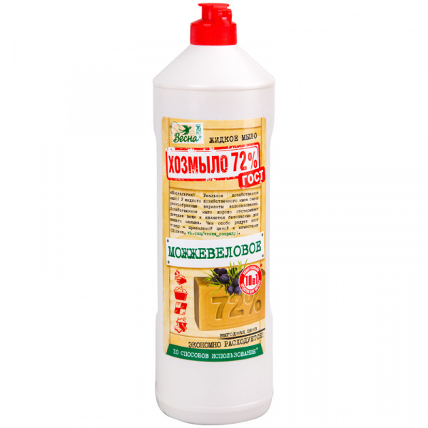 Мыло жидкое хозяйственное 72% Весна 1л 49743