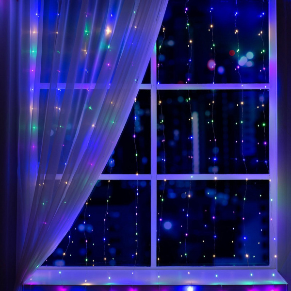 Гирлянда «Занавес» 2 × 2 м, МУЛЬТИ /5206154