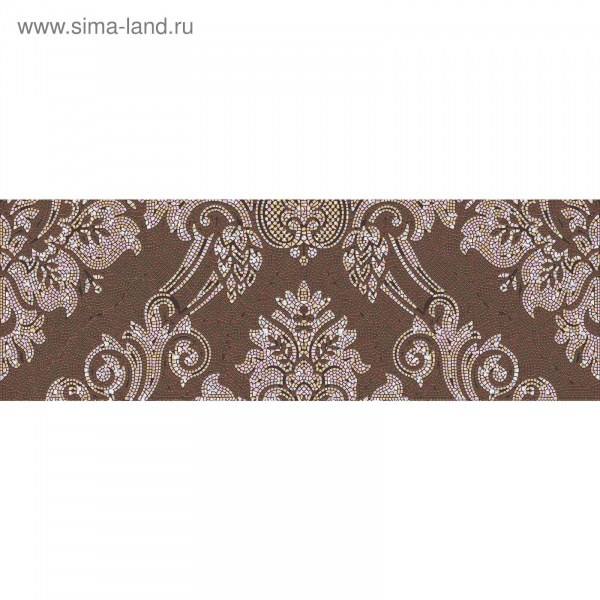 Кафель Бретань 600х200 коричневый 15-979