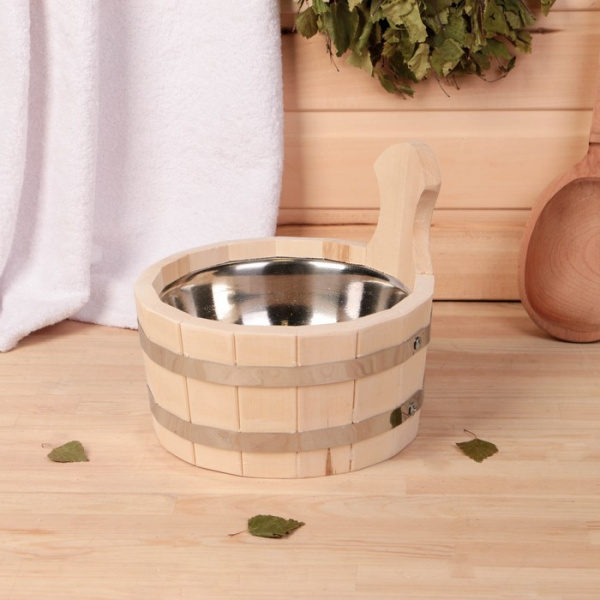 Шайка 3л. с нерж.вставкой 3146565