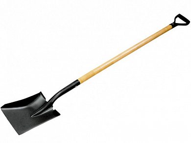 Лопата совковая прямоугольная ,с черенком 77226