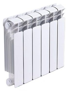 Радиатор биметаллический RIFAR B350-  6 секций  (гл.90 мм) (Россия)