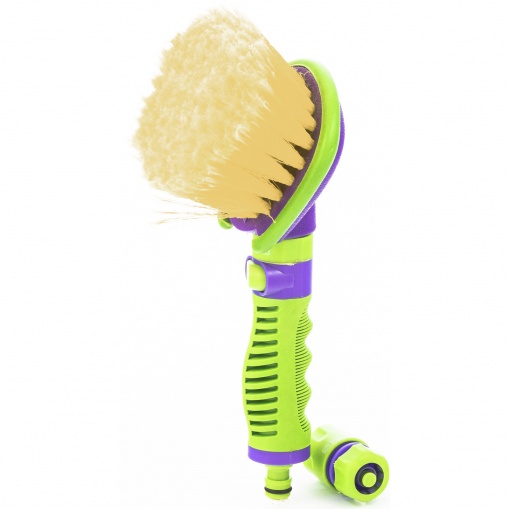 Моечный набор (щетка со штуцерной посадкой и быстросъемный соединитель) Palisad/65192