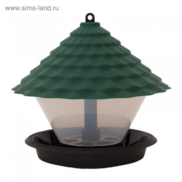 Кормушка для птиц Ornito, зелёная/4734495