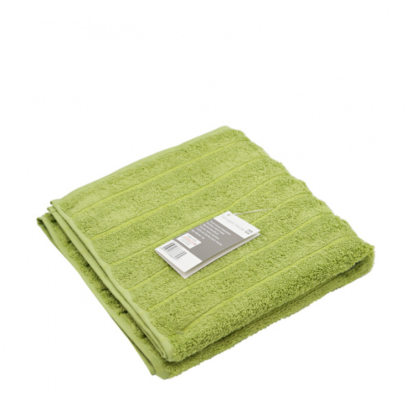 Полотенце махровое бамбуковое зеленое TB-02-GR 50х90 343503