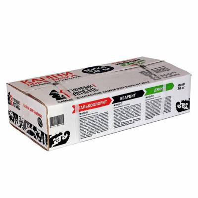 Камень "Талькохлорит" обвалованный, средняя фракция (70-140мм) 20кг/03490