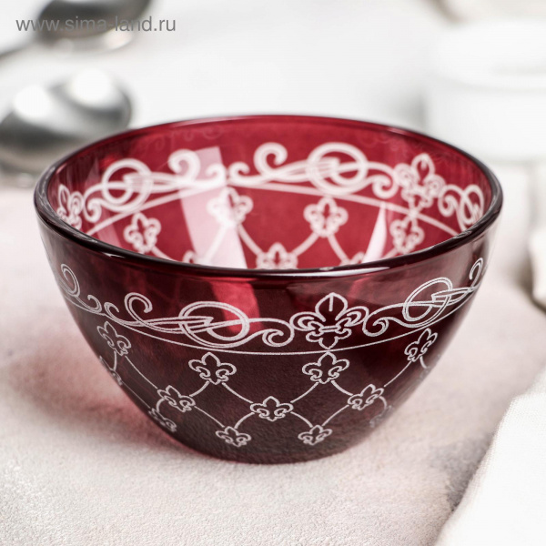 Салатник «Французская лилия», 250 мл, d=11 см, цвет лилак 5350376