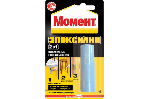 Клей Момент эпоксилин 48гр в шоу-боксе 1371256