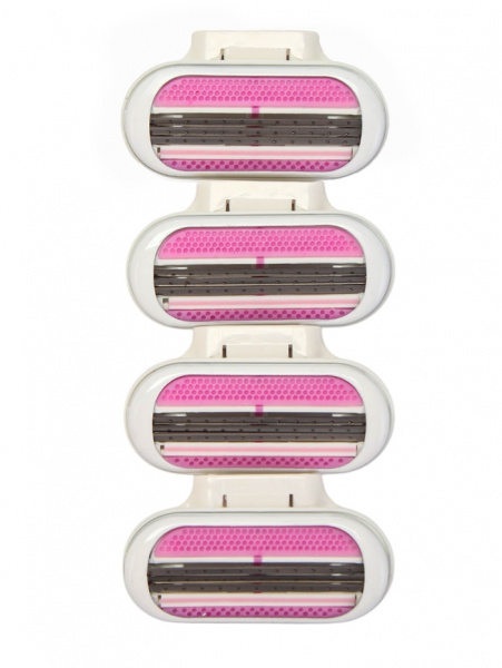 Сменные кассеты Venus розовые, 4 шт /10823163