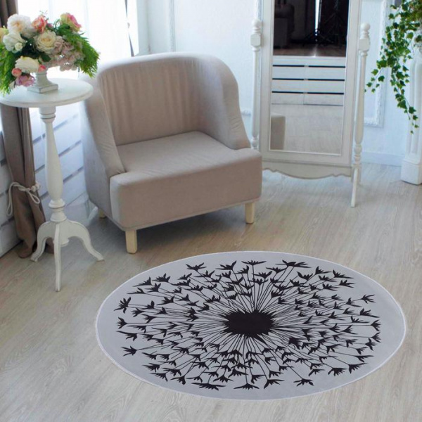 Ковер Этель «Одуванчик» d=120 см, 700г/м2 /6774933