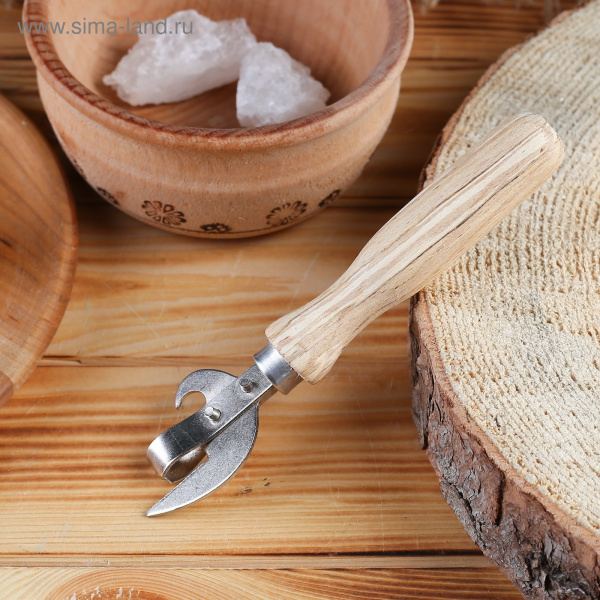 Нож консервный 160мм, бук, сталь коррозионностойкая   1814481