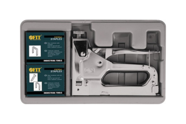 Степлер мебельный 4-14мм (4в1)Профи /32165