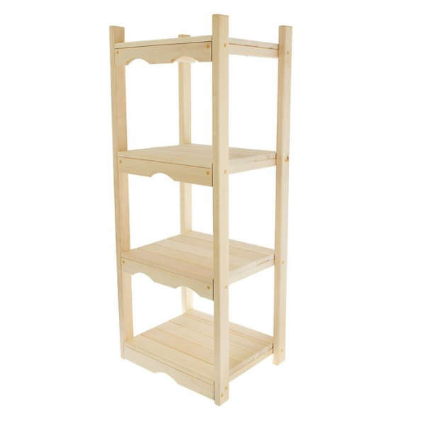 Этажерка липа напольная 4 яруса 50*35*110см 1177025