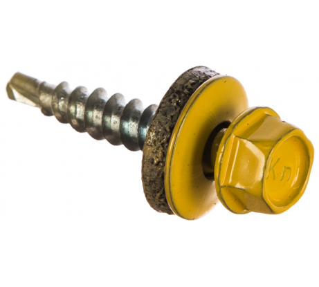 Саморез кровельный желтый 4,8х29 (1018)