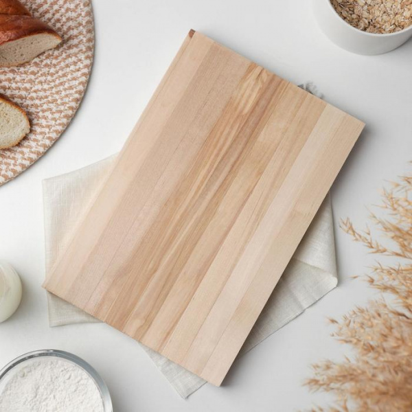 Доска разделочная Доляна, 30×20×2 см, берёза/6977770