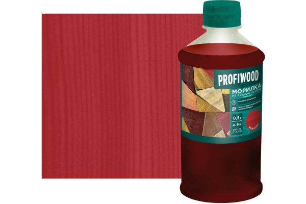 Морилка на водной основе PROFIWOOD махагон 0.5 л / 0.5 кг