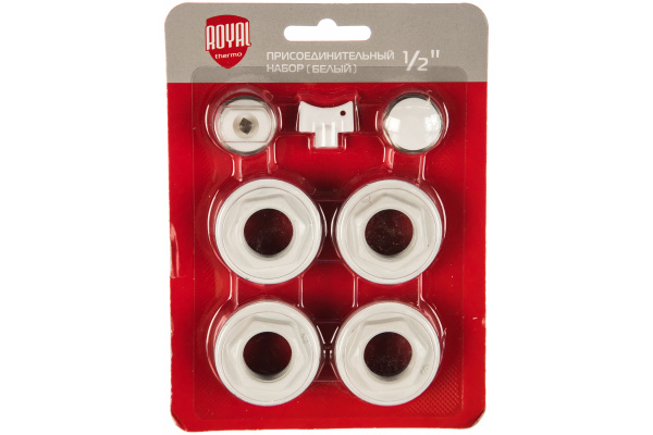 Набор присоединительный Royal Thermo для монтажа радиатора 1/2" белый