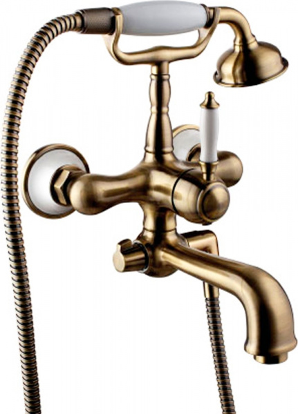 Смеситель LM4812В для ванны с коротким изливом, бронза  (Чехия)
