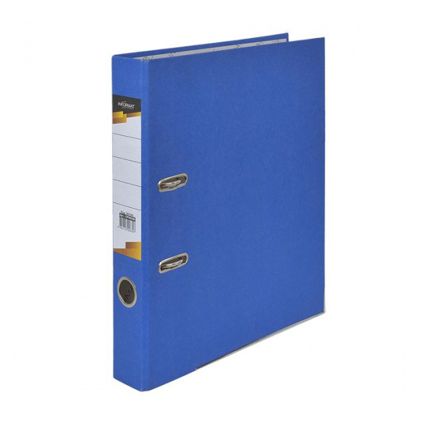 Папка-регистратор 55мм inФормат синяя ОР9050В (собранная) /047441