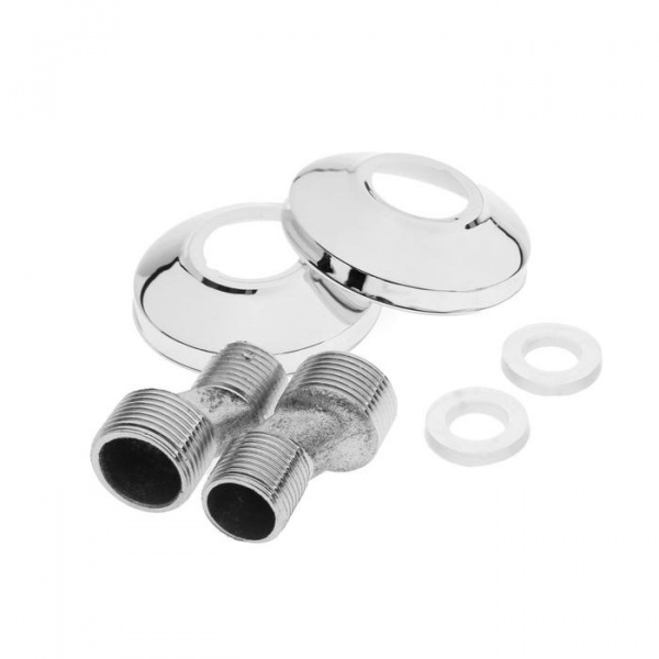 Эксцентрики для смесителя ZEIN, отражатели хром, нерж. сталь, с прокладками, набор 2 шт. /5154012