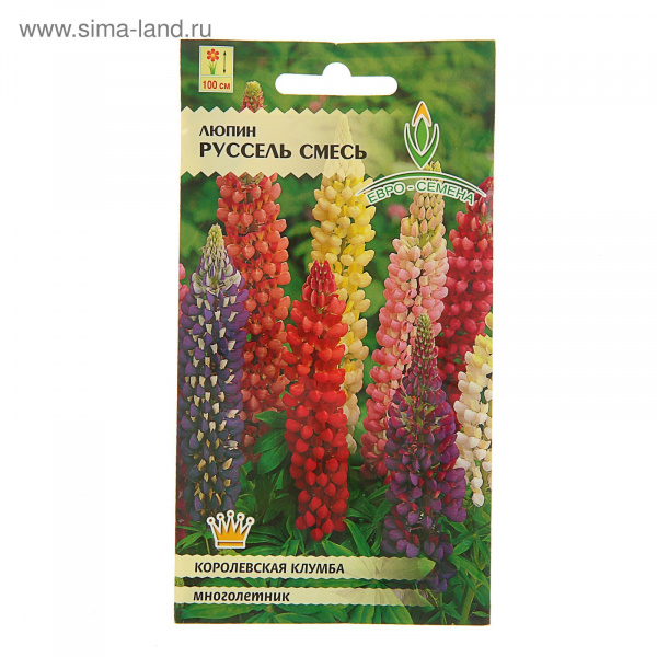 Семена цветов Люпин "Руссель", смесь, Мн, 1 г   1768591